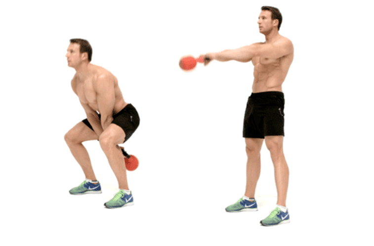 Mahi kettlebell efektīvai tauku dedzināšanai